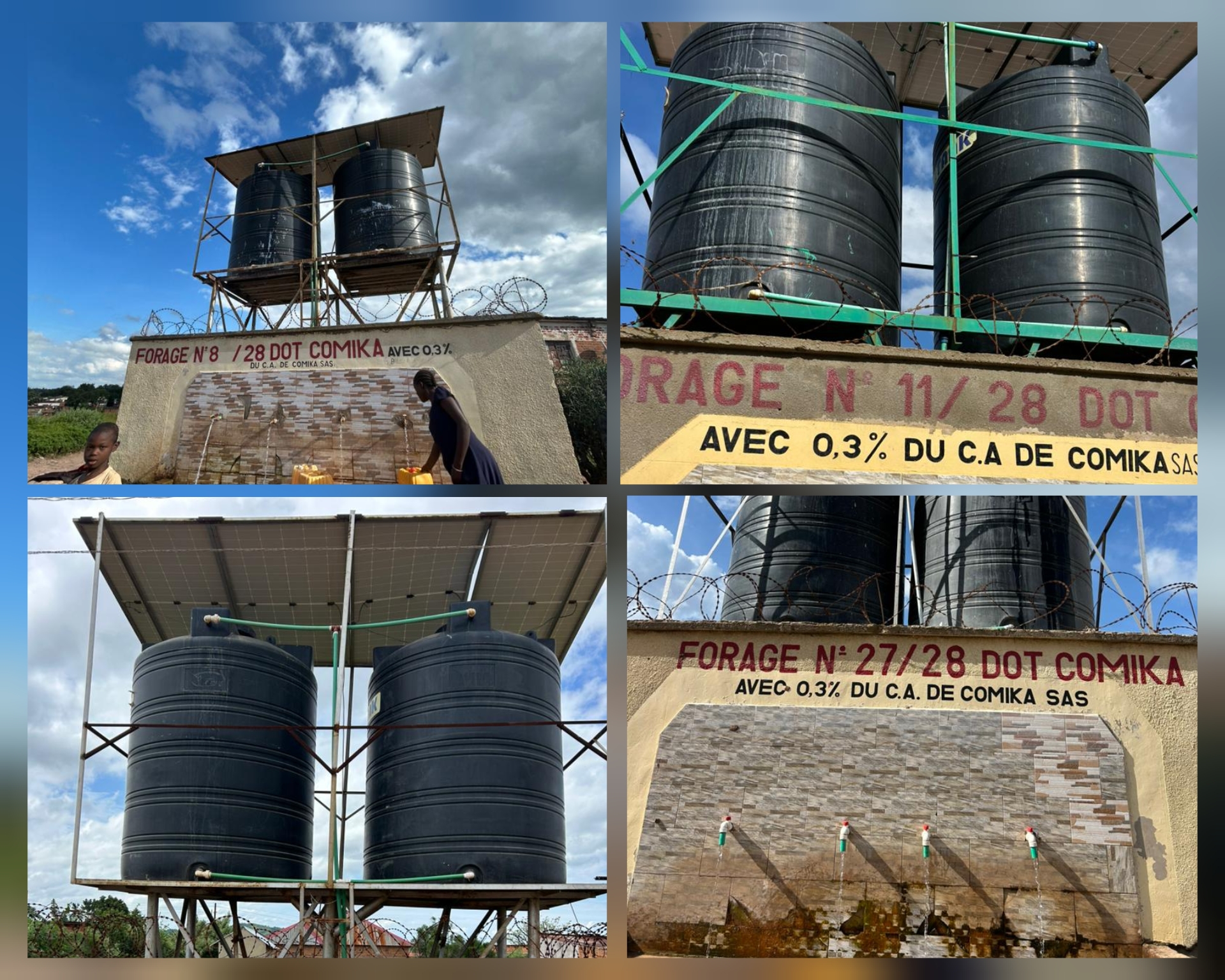 Forages d'eau potable à Kambove